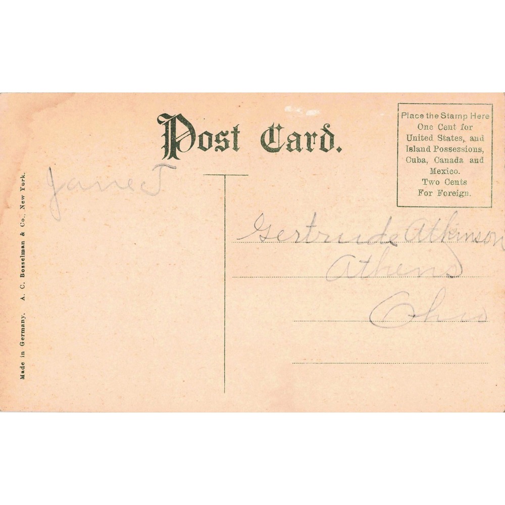 Columbus Ohio OH OSU Ohio State University The Spring Campus Vtg Postcard - Picture 2 of 2